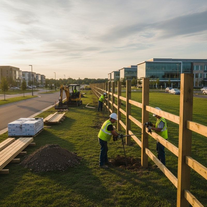 Board Fence Installation
