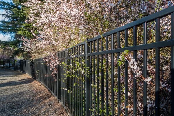 Black Iron Fence Construction