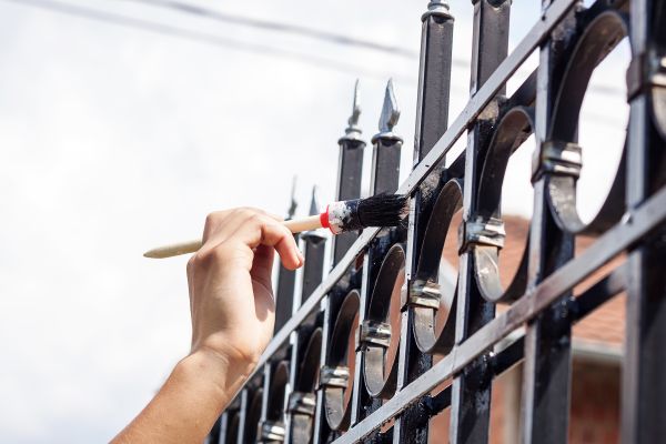 Fence Railings Painting