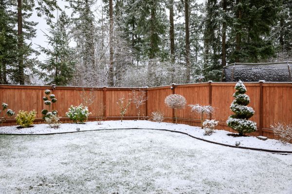 Hardwood Fence Building