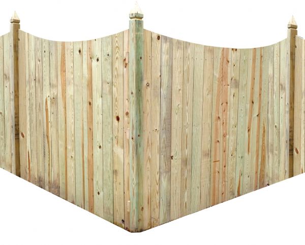 Scalloped Fence Installation - Scalloped Fence Installation Brooklyn, New York