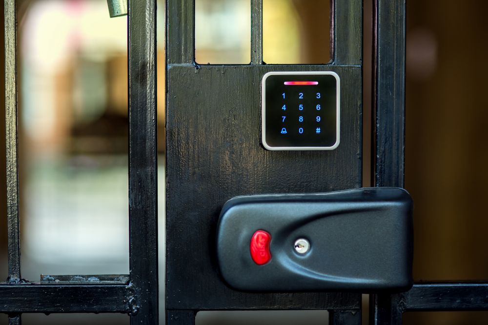Iron Fence Gate Keypad Installation